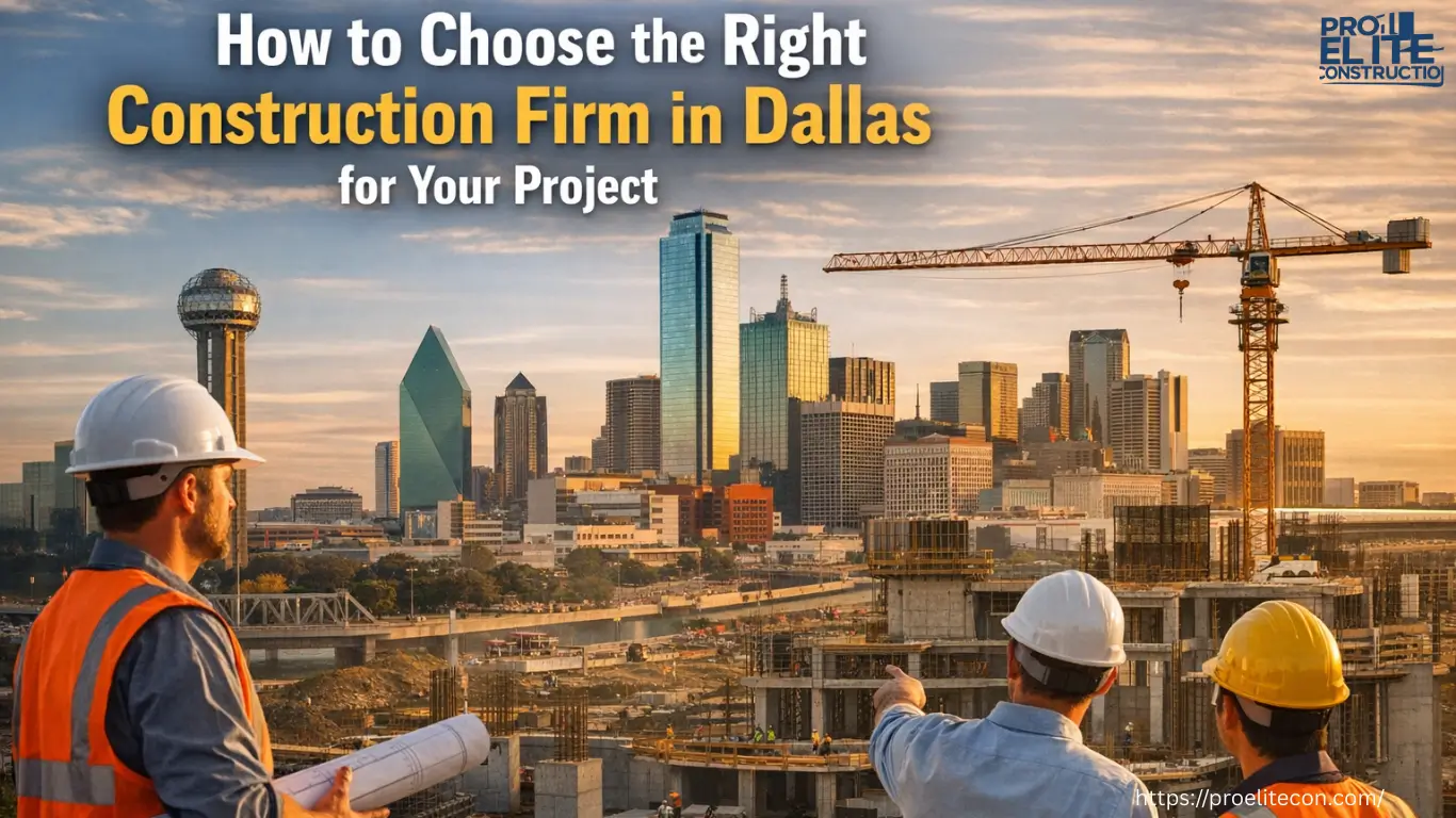 How to Choose the Right Construction Firm in Dallas for Your Project