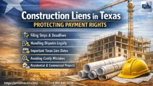 how to file a construction lien in texas