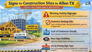 construction signs compliances